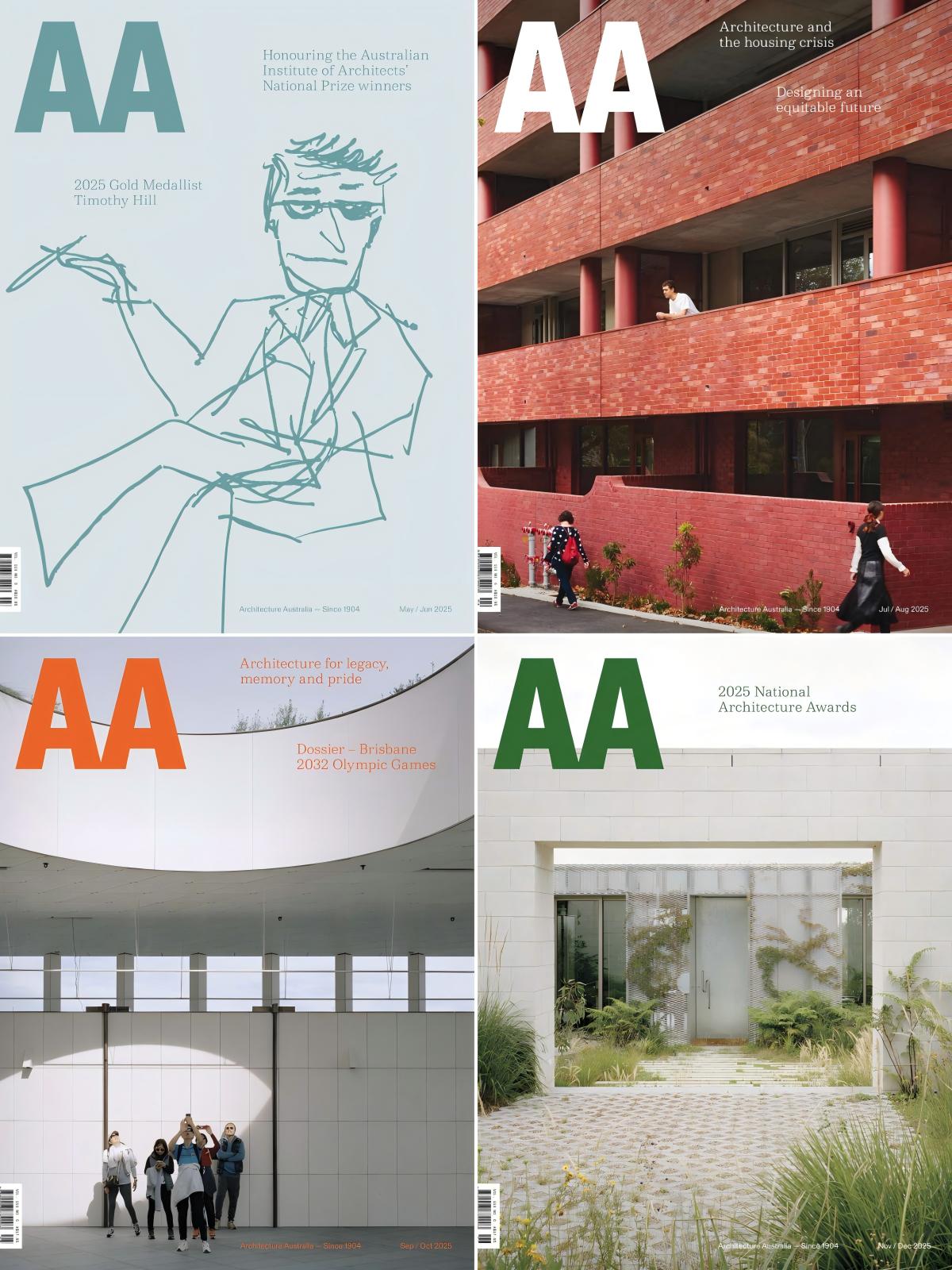 Architecture Australia 2025全年共12期 PDF