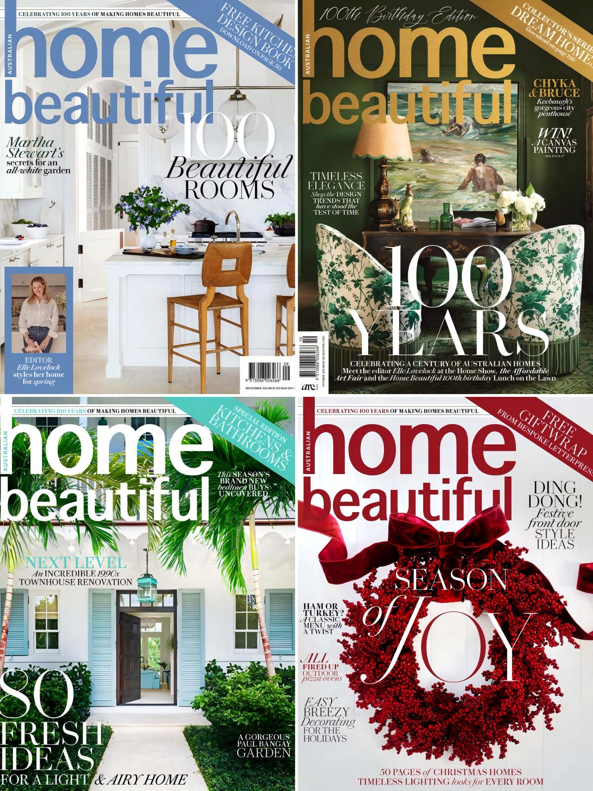 Home Beautiful 2025全年共12期 PDF