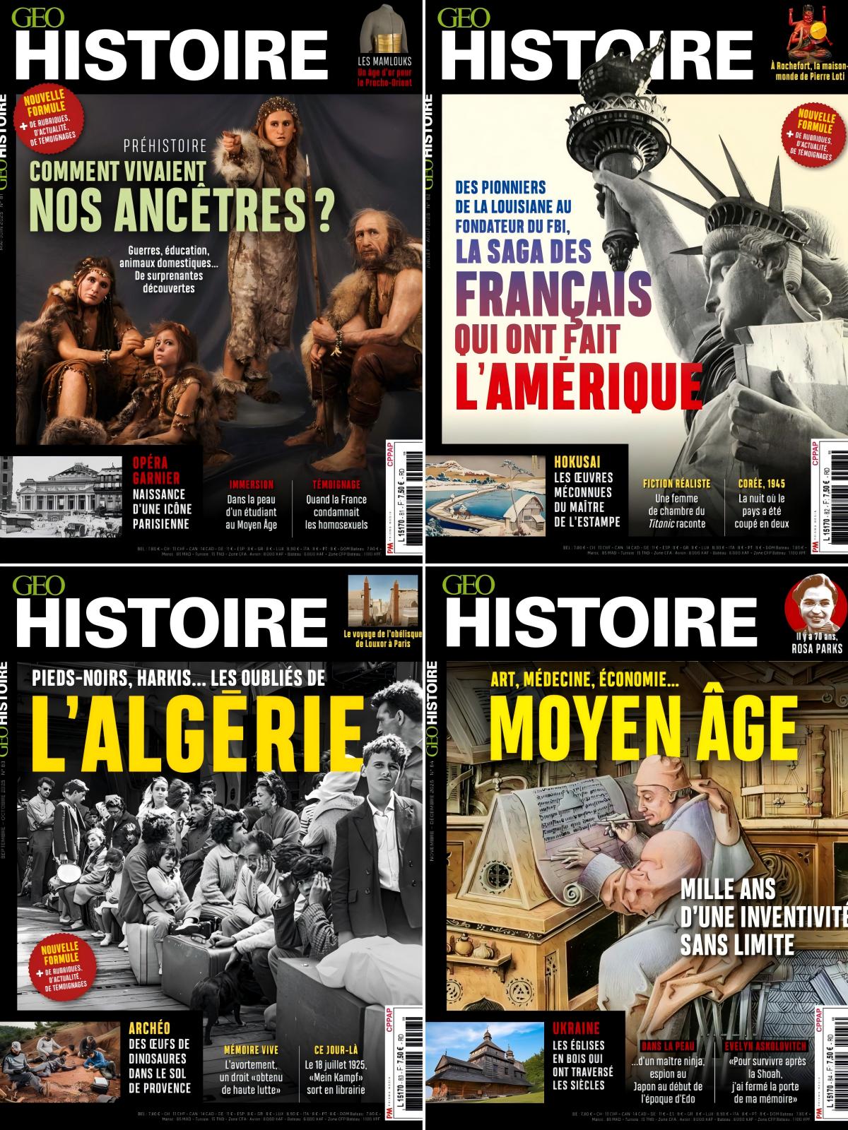 GEO Histoire 2025全年共6期 PDF