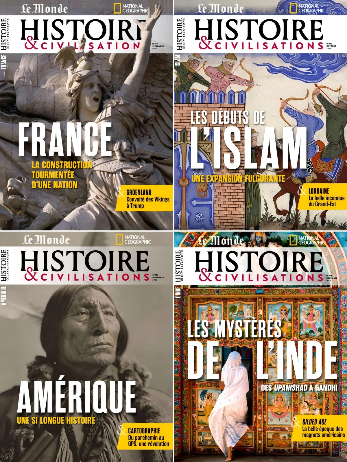 Histoire & Civilisations 2025全年共12期 PDF