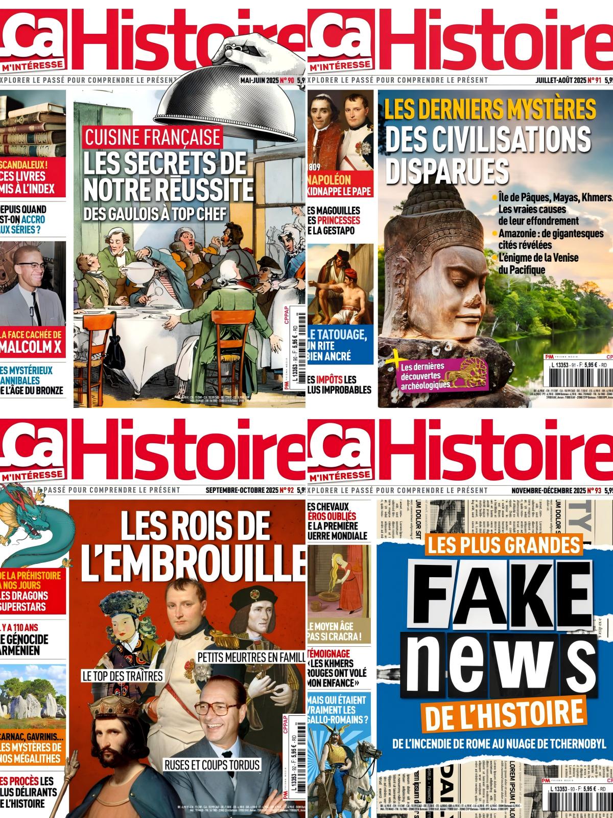 Ça M’Intéresse Histoire 2025全年共6期 PDF