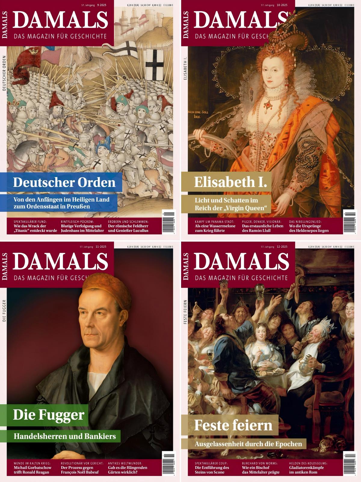 Damals往日 2025全年共12本 PDF