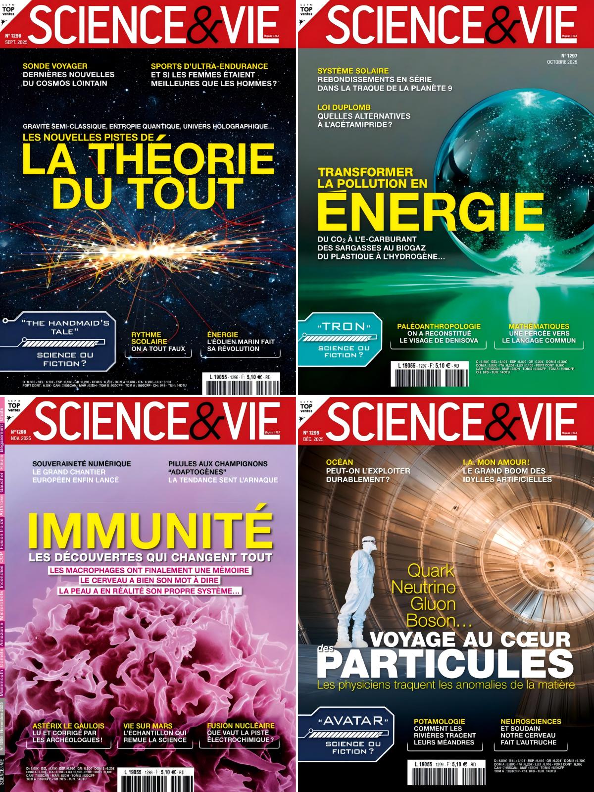 Science & Vie科学与生活 2025全年共12本 PDF