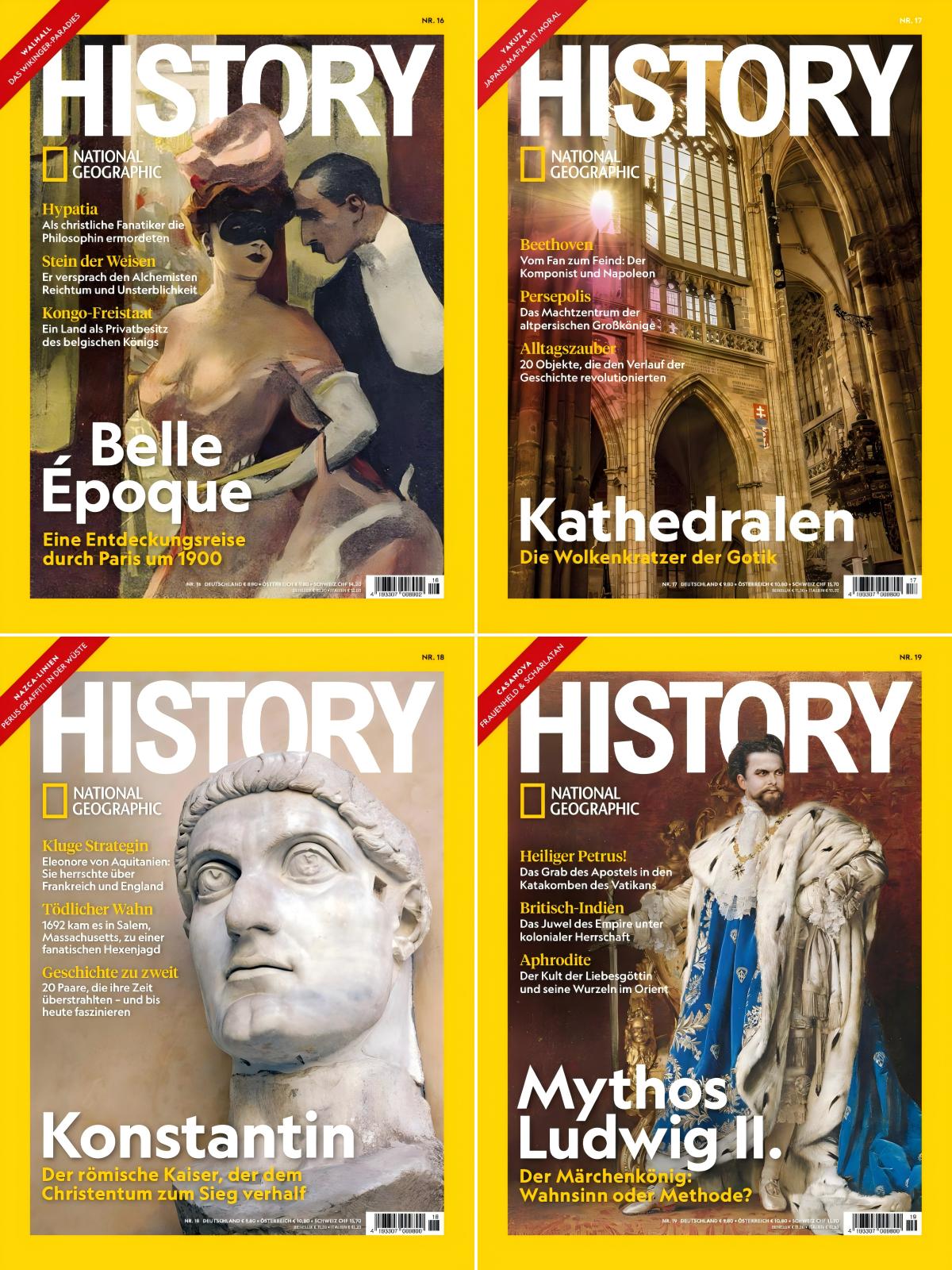 National Geographic History GE 2025全年共4本 PDF