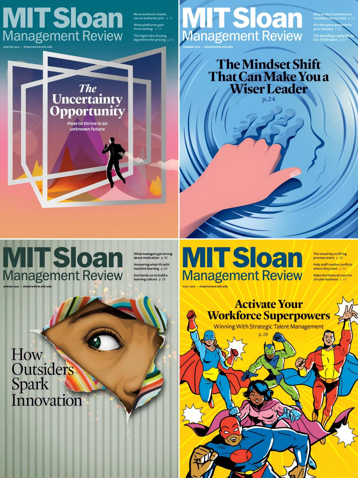 MIT斯隆管理评论 2025全年共5本 PDF